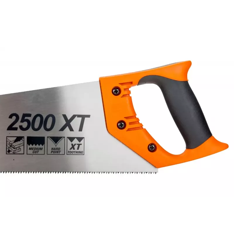 Serra de costas Bahco 2500-19-XT-HP 47,5 cm preto laranja aço inoxidável
