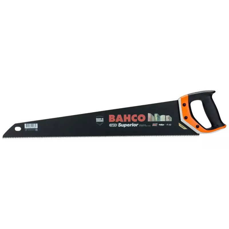 Serra de costas Bahco 2700-24-XT7-HP 60 cm preto laranja