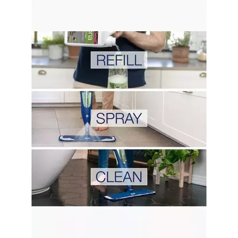 Detergente líquido Bona recarga para pavimentos de pedra azulejo painéis 2,5 L