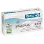 Pack de agrafos Rapid 24/6 1000 agrafos 6 mm comprimento das pernas