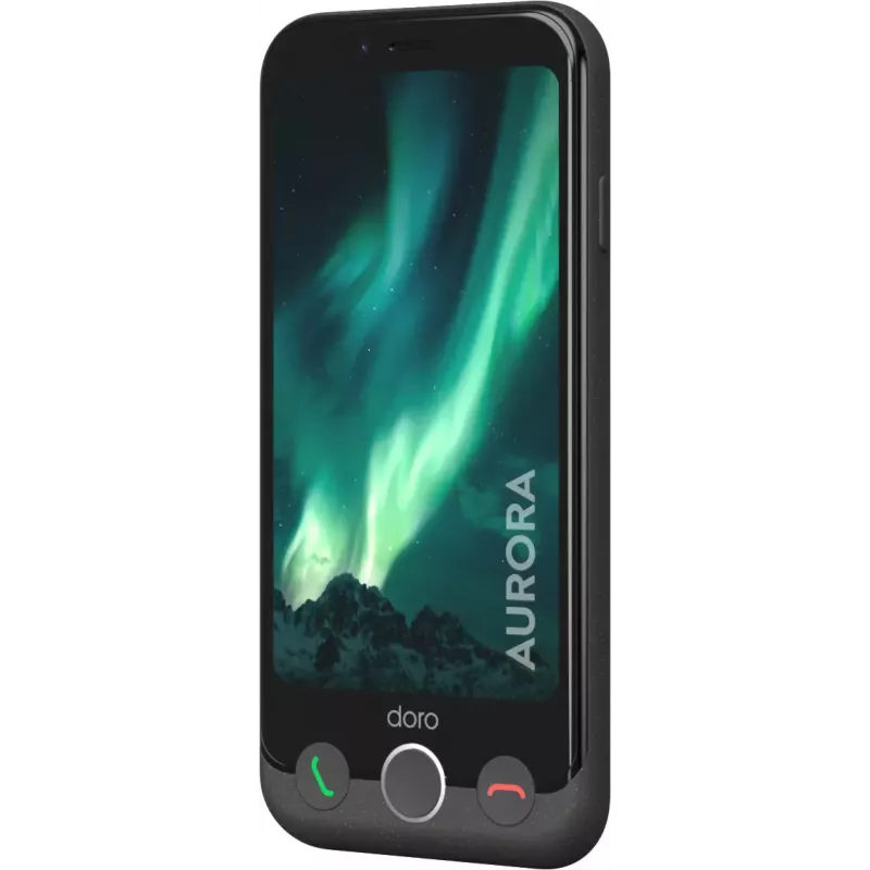 Smartphone Doro Aurora 11 4,5 polegadas Dual SIM Android 14 4 GB 64 GB 3000 mAh grafite