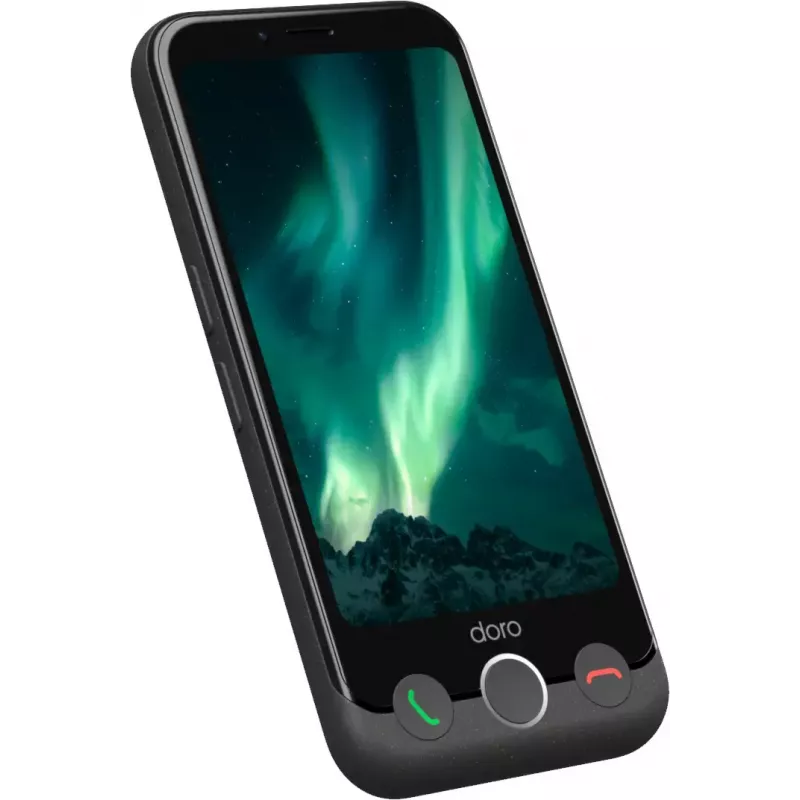 Smartphone Doro Aurora 11 4,5 polegadas Dual SIM Android 14 4 GB 64 GB 3000 mAh grafite