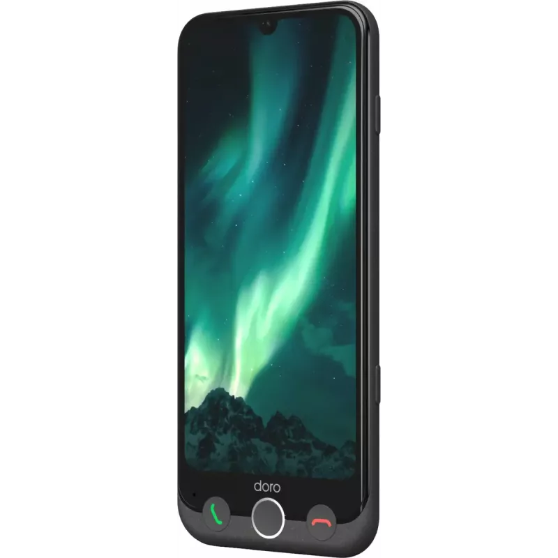 Smartphone Doro Aurora A31 6,1 polegadas Dual SIM Android 14 6GB RAM 128GB cinzento grafite