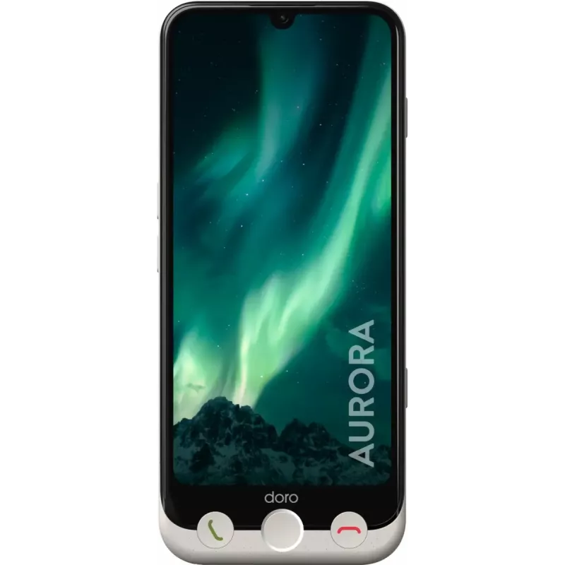Smartphone Doro Aurora A31 6,1 polegadas Dual SIM Android 14 6GB RAM 128GB cinzento grafite