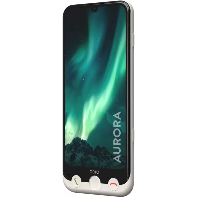 Smartphone Doro Aurora A31 6,1 polegadas Dual SIM Android 14 6GB RAM 128GB cinzento grafite