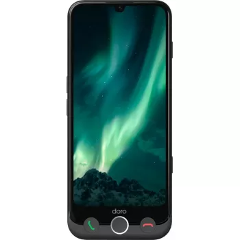 Smartphone Doro Aurora A31 6,1 polegadas Dual SIM Android 14 6GB RAM 128GB cinzento grafite