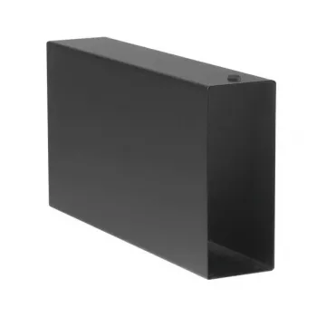 Caixa externa para placa gráfica Sonnet DM-ENC-1M-D — caixa de alumínio, preto, 88×424×228 mm