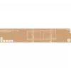 Suporte de TV Deltaco ARM-0204 2,03 m (80 polegadas) preto