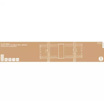 Suporte de TV Deltaco ARM-0204 2,03 m (80 polegadas) preto