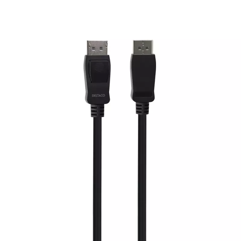 Cabo DisplayPort Deltaco DP8K-1050-LSZH 5 m preto