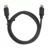 Cabo DisplayPort DELTACO DP-1020D-FLEX 2 m, DisplayPort para DisplayPort, macho–macho, preto