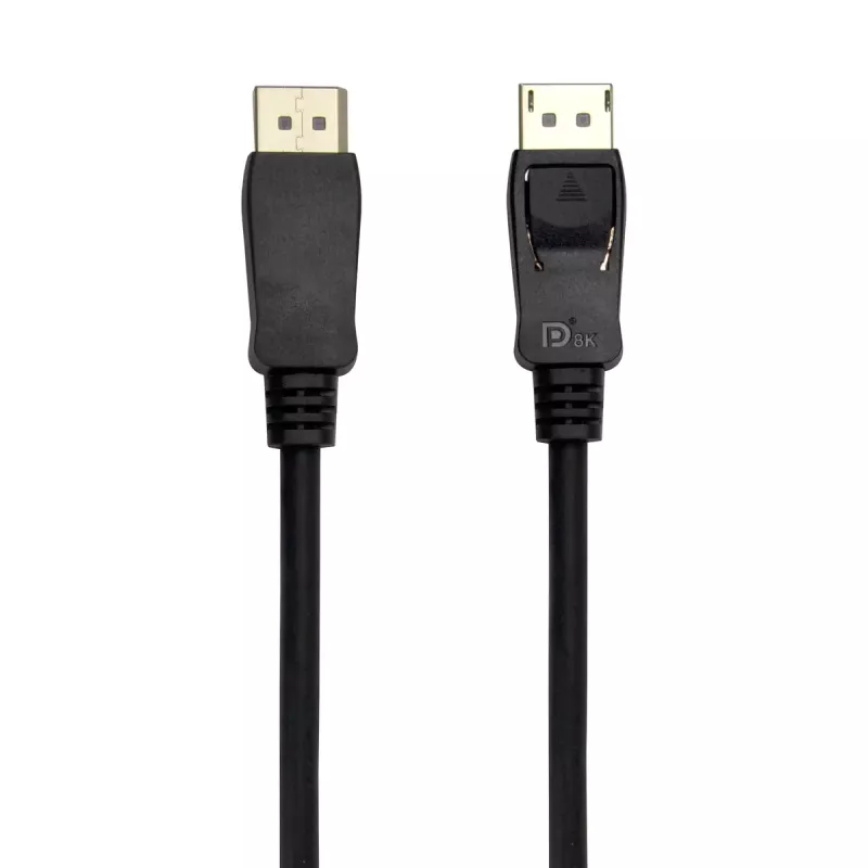 Cabo DisplayPort DELTACO DP-1020D-FLEX 2 m, DisplayPort para DisplayPort, macho–macho, preto