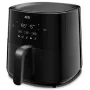 Fritadeira de ar quente AEG AAF3B, individual 3,3 L, capacidade 1,2 kg, 1350 W, controlo tátil LED, preto