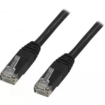 Cabo de rede Deltaco TP-611S RJ-45 Cat6 1,5 m preto