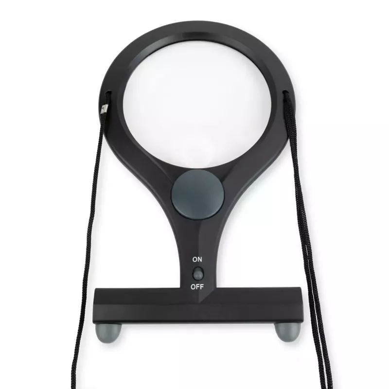 Lupa de mão Carson LumiCraft 2x, LED, a pilhas, preto, 135×23×226 mm