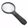Lupa Carson Split Handle HF-11 — lupa de mão 3,5x, preto/transparente, pilha AAA