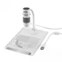 Microscópio digital Carson EFLEX 300x, ampliação 75–300×, câmara 1600×1200, cinzento/branco