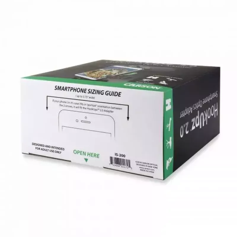 Suporte para telescópio/smartphone Carson HookUpz 2.0 largura 109 mm profundidade 58 mm altura 114 mm
