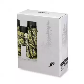 Binóculos Carson JR 10x42 BAK-4 telhado, design compacto camuflado, 127×50,8×160 mm