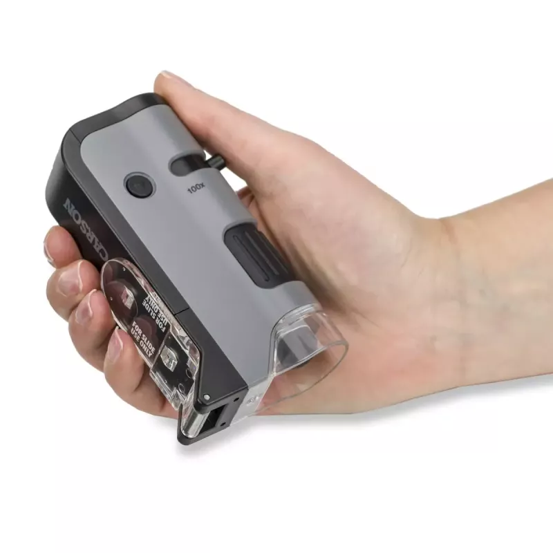 Microscópio digital Carson MICROFLIP 250x preto aço inoxidável