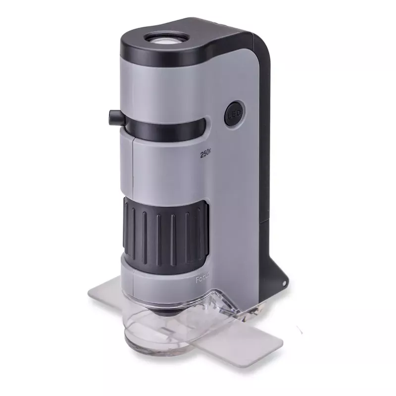 Microscópio digital Carson MICROFLIP 250x preto aço inoxidável