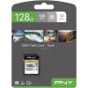 Cartão de memória SDXC PNY Elite-X 128 GB, UHS-I, Class 10, U3, 100 MB/s leitura