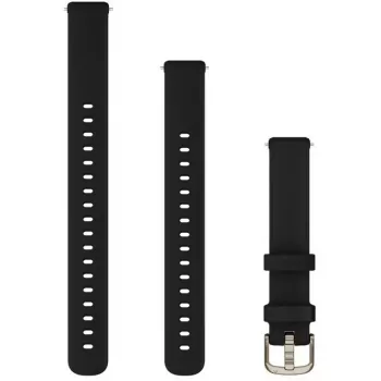 Pulseira para relógio GARMIN Lily 2 silicone preto — pulseira de silicone de substituição para Lily 2