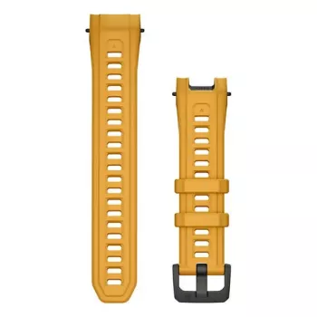 Pulseira para relógio inteligente Garmin, 22 mm de largura, amarela, comprimento 129 mm