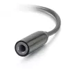 Cabo para telemóvel C2G 54426 USB-C para 3,5 mm preto 0,09 m