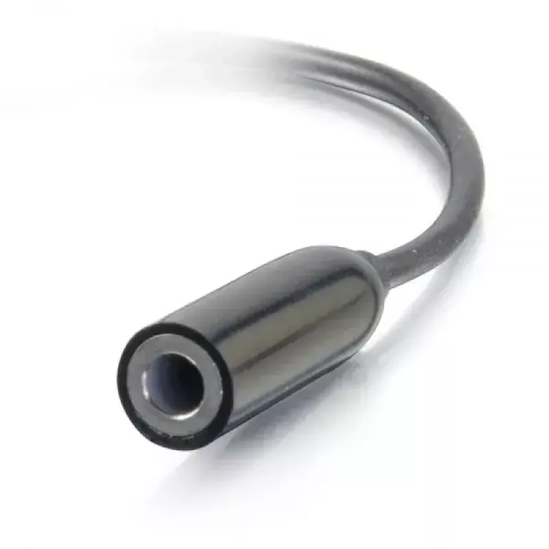Cabo para telemóvel C2G 54426 USB-C para 3,5 mm preto 0,09 m