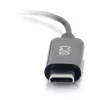 Cabo para telemóvel C2G 54426 USB-C para 3,5 mm preto 0,09 m