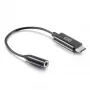 Cabo para telemóvel C2G 54426 USB-C para 3,5 mm preto 0,09 m