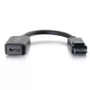 Adaptador conversor DisplayPort macho para HDMI fêmea C2G 8in preto