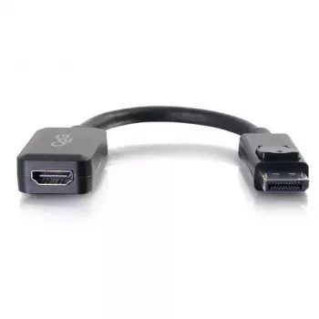 Adaptador conversor DisplayPort macho para HDMI fêmea C2G 8in preto