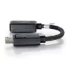 Adaptador conversor DisplayPort macho para HDMI fêmea C2G 8in preto