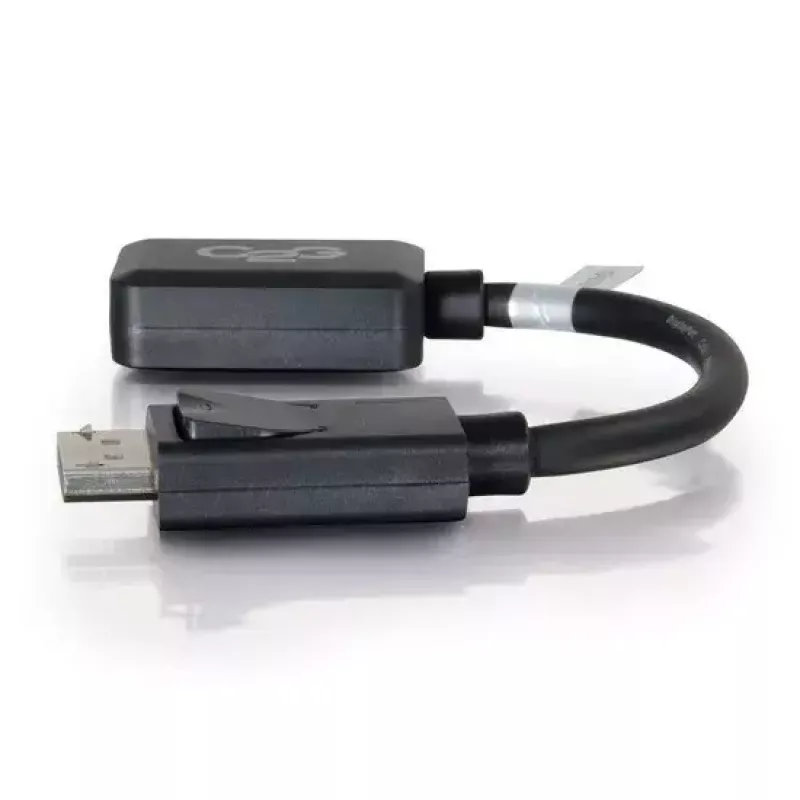 Adaptador conversor DisplayPort macho para HDMI fêmea C2G 8in preto