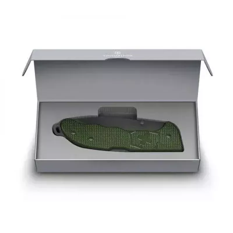 Faca de caça Victorinox Evoke BSH Alox verde lâmina com bloqueio 13,6 cm