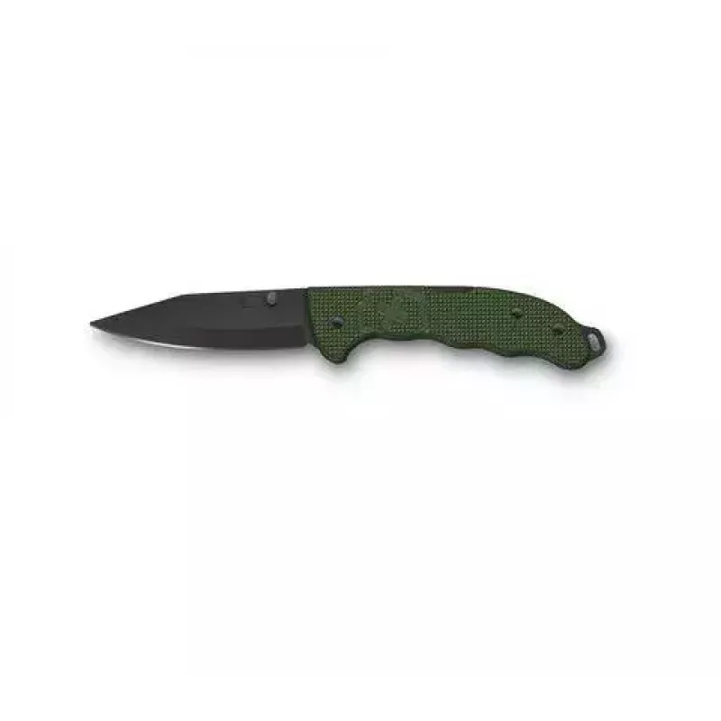 Faca de caça Victorinox Evoke BSH Alox verde lâmina com bloqueio 13,6 cm