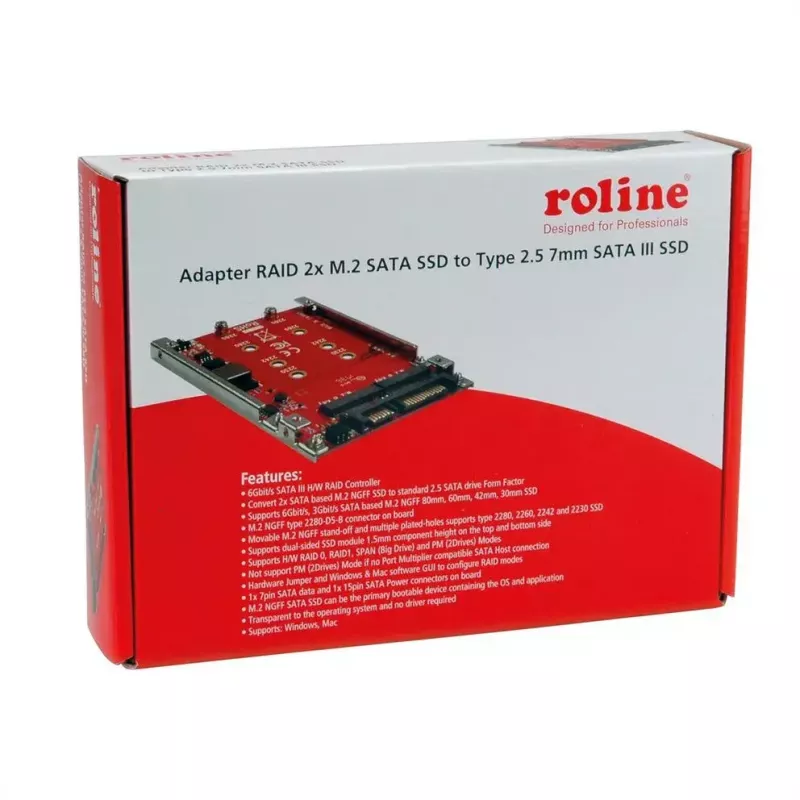 Placa de interface ROLINE 16.01.4145 interna SATA M.2