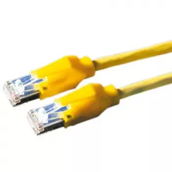 Cabo patch Draka Comteq HP-FTP Cat6 amarelo 2 m