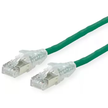 Cabo de rede Dätwyler Cables 21.05.0513 verde 1 m Cat6a S/FTP