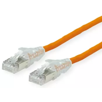 Cabo de rede Dätwyler Cables 21.05.0517 laranja 1 m Cat6a S/FTP
