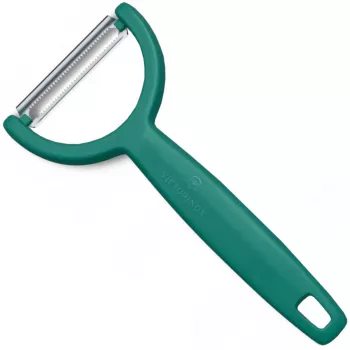 Descascador Victorinox 6.0963.4 verde — descascador de legumes manual Victorinox, lâmina de aço inoxidável, cabo ergonómico