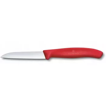 Faca de cozinha Victorinox Swiss Classic 8 cm faca de legumes, cabo vermelho