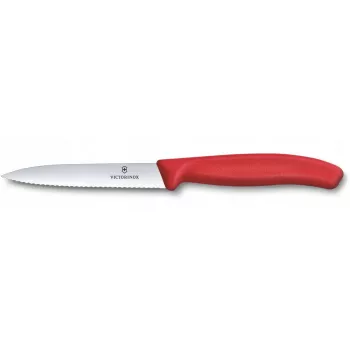 Faca de cozinha Victorinox Swiss Classic 10 cm faca de legumes, cabo vermelho