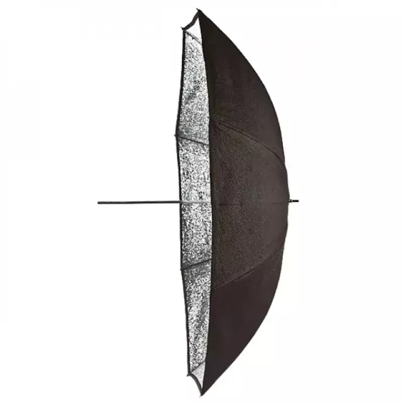 Refletor de guarda-chuva preto prateado transparente Elinchrom 26062 diâmetro 83 cm