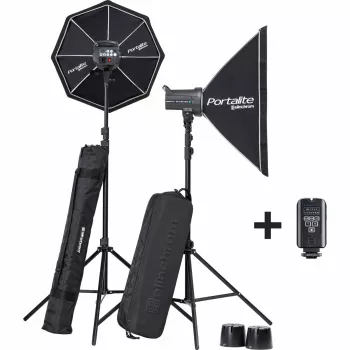 Conjunto de softbox Elinchrom D-LITE RX 4/4 preto EL-20839