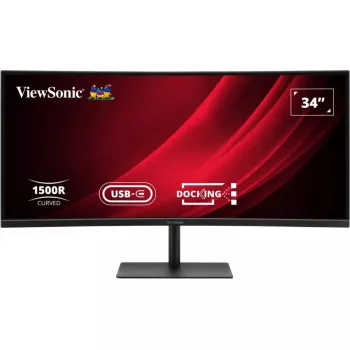 Monitor VIEWSONIC VG3419C-2 – ultrawide curvo 34 polegadas, proporção 21:9, painel VA