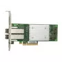 Placa de rede QLOGIC QLE2742-SR-CK — Interna PCIe fibra ótica 6400 Mbit/s, verde