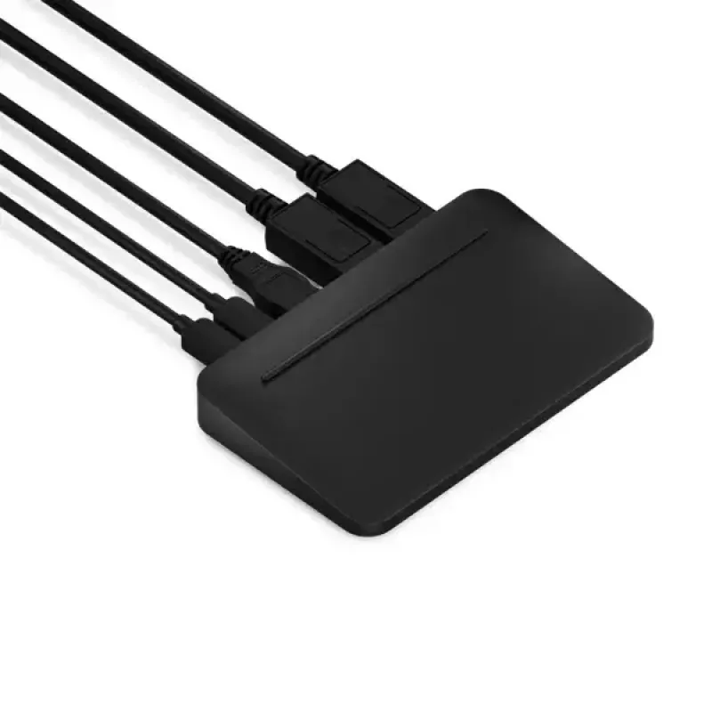 Hub USB-C Brydge Stone Lite — HDMI, USB-A 2.0, USB-C (USB 3.2 Gen 1), preto, 134,9×82×20,1 mm